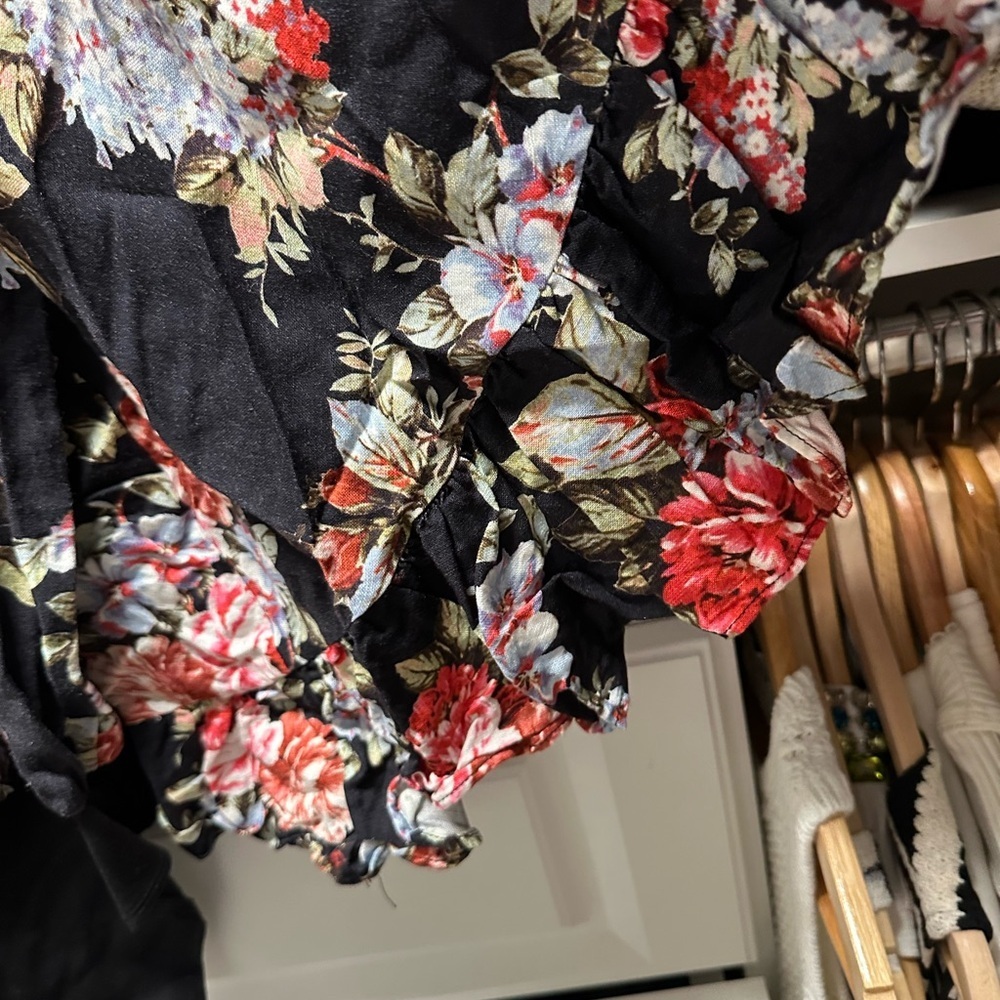 LPA Floral Off-Shoulder Bodysuit - Picture 5 of 6